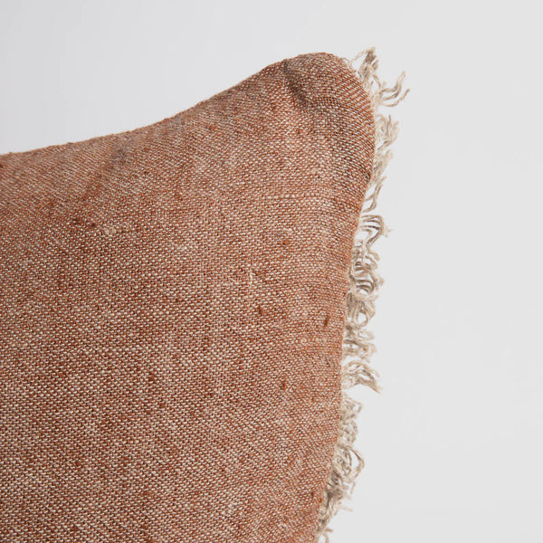 Eadie Tabako Linen Cushion