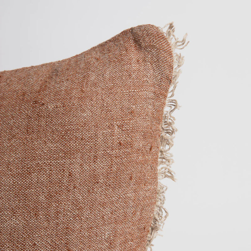 Eadie Tabako Linen Cushion