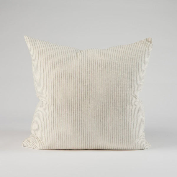 Eadie Marina Cushion Off White / Silver Grey Stripe