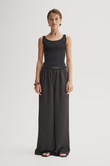Elka Coralie Knit Top, Black