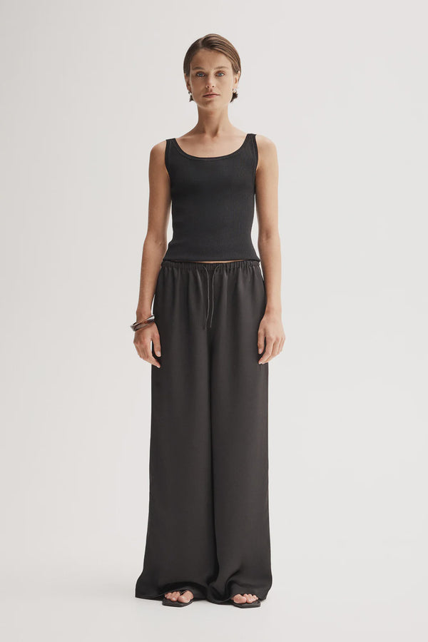 Elka Coralie Knit Top, Black