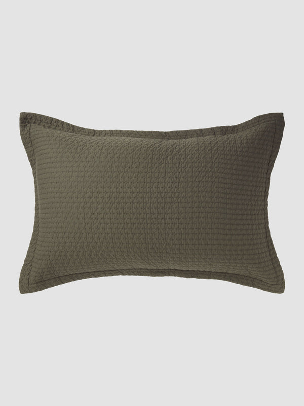 Aspen Olive Standard Pillowcase