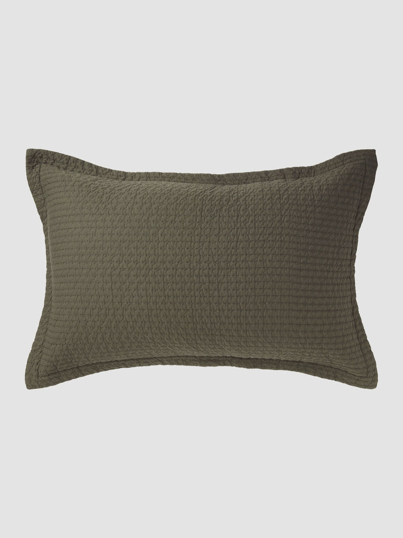 Aspen Olive Standard Pillowcase