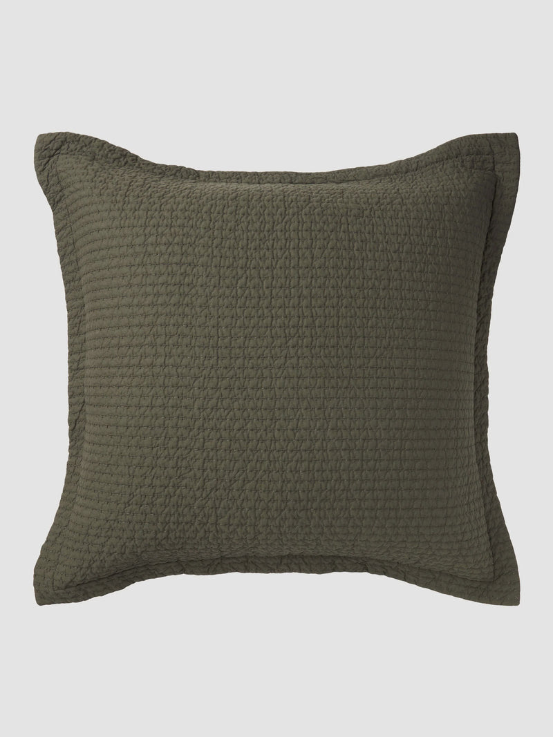 Aspen Olive European Pillowcase