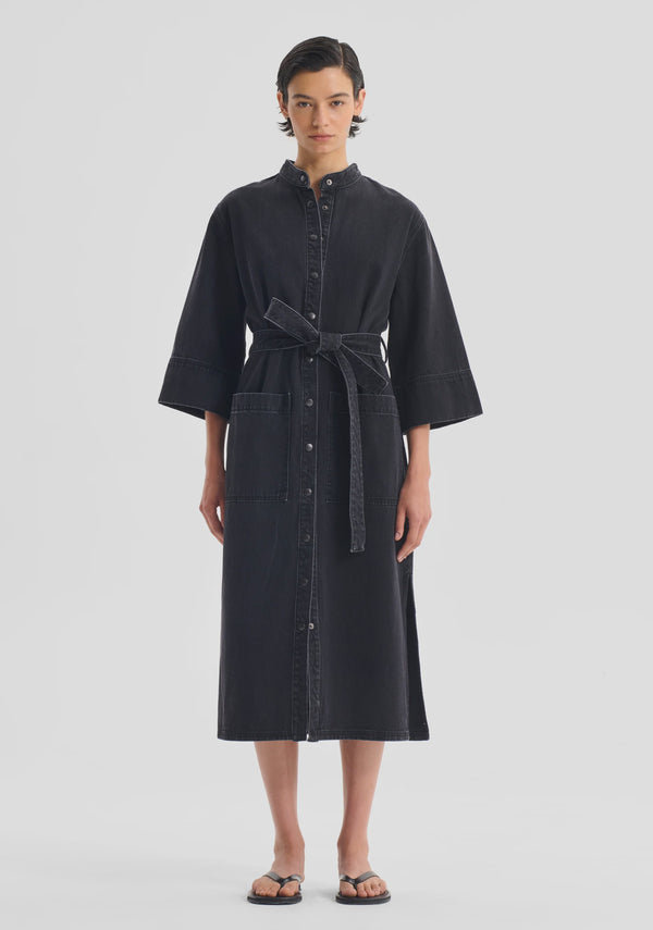 Morrison Arley Shirt Dress, Black