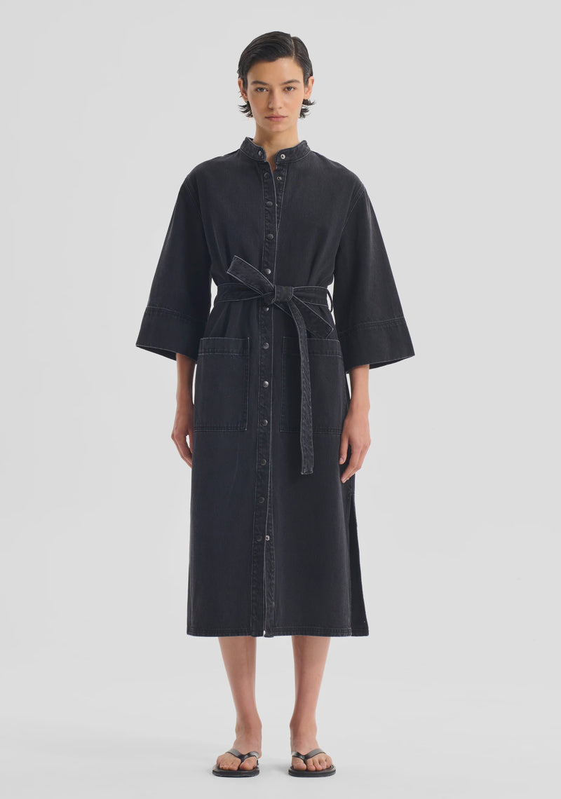 Morrison Arley Shirt Dress, Black