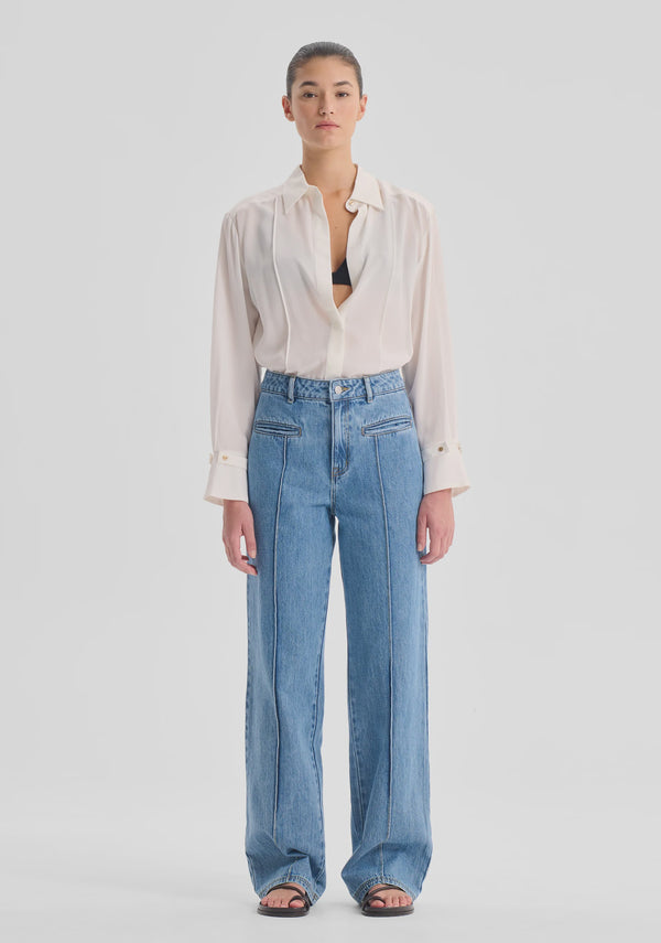 Morrison Chase Silk Shirt, Snow