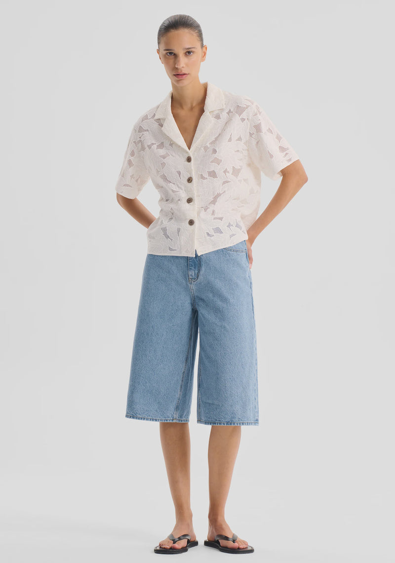 Morrison Hendrix Denim Bermuda, Light Blue