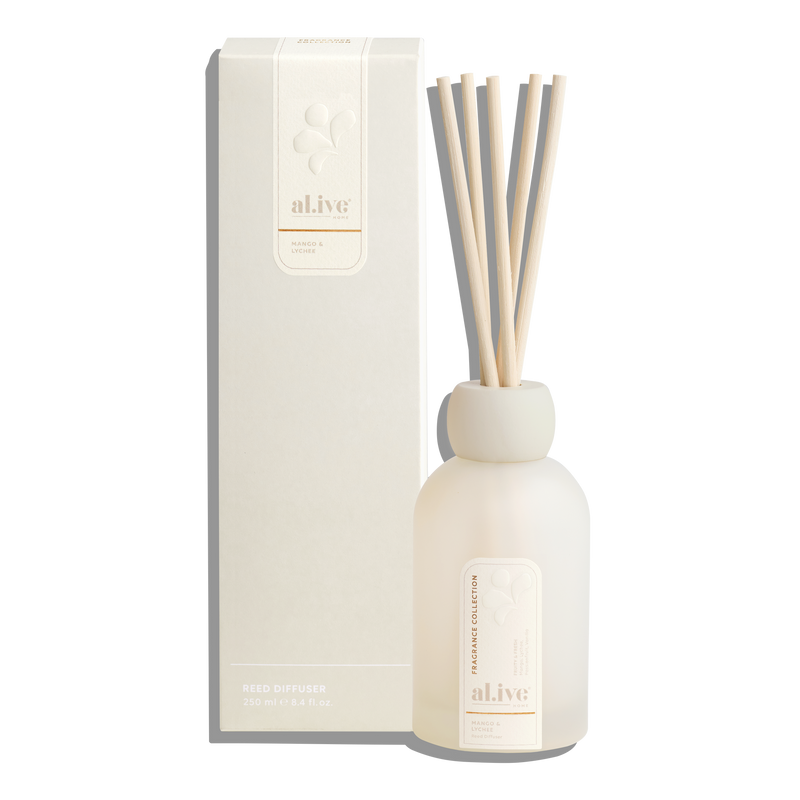 Al.ive Reed Diffuser, Mango & Lychee