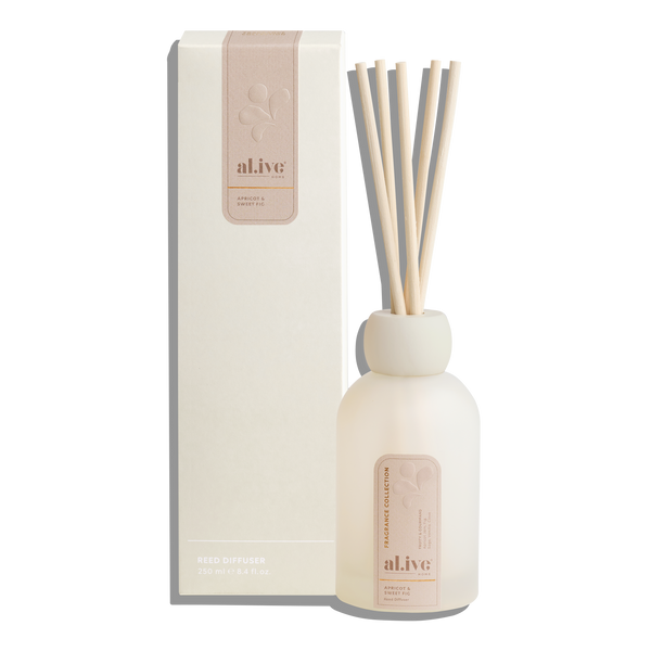 Al.ive Reed Diffuser, Apricot & Sweet Fig