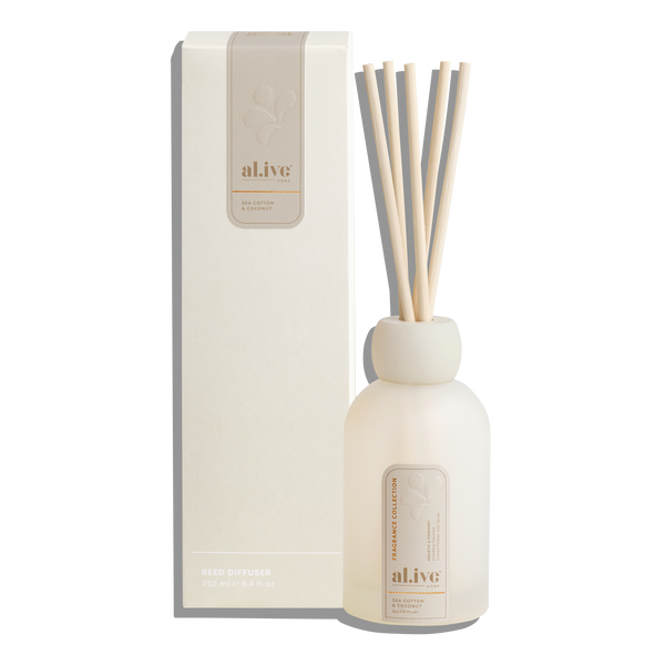 Al.ive Reed Diffuser, Sea Cotton & Coconut