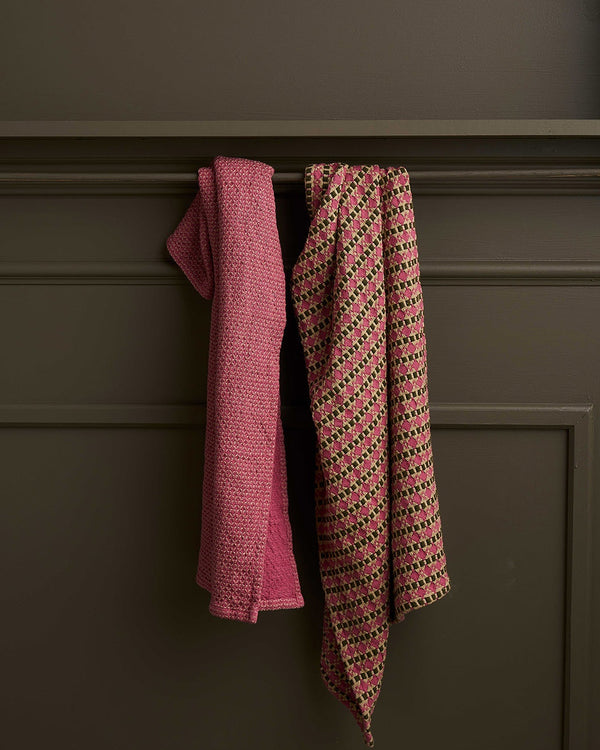Raspberry Lume Tea Towels