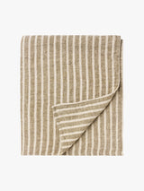 Ava Stripe Khaki Bedcover, Grand