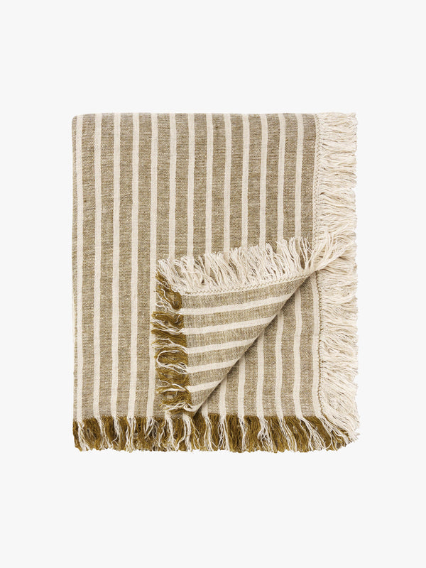 L&M Ava Khaki Throw