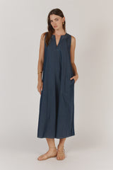 Itami Denim Sleeveless Maxi