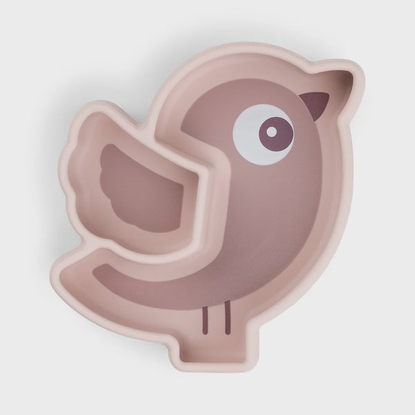 Done by Deer Stick Stay Snack Plate Bird Powder