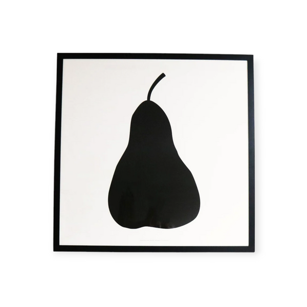 Pear Art, Black Frame