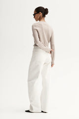 Elka Madeleine Knit Cardigan, Pebble