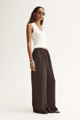 Elka Collective Mina Pant, Chocolate