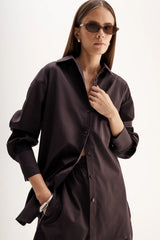 Elka Austin Shirt, Chocolate