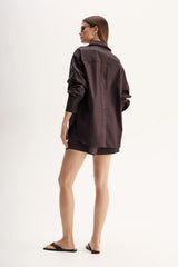 Elka Austin Shirt, Chocolate