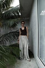 Elka Milo Stripe Pant, Brown