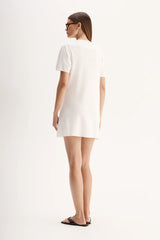 Elka Romeo Mini Dress, White