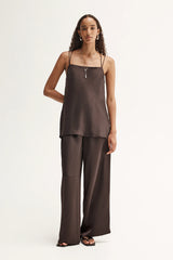 Elka Delaney Top, Chocolate