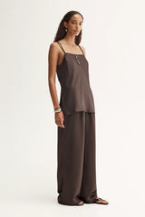 Elka Delaney Top, Chocolate