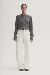 Elka Marnie Knit Cardigan, Black Mix