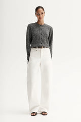 Elka Marnie Knit Cardigan, Black Mix