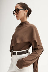 Elka Agnes Knit Jumper, Tan