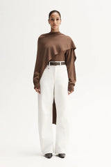 Elka Agnes Knit Jumper, Tan