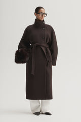 Elka Angelica Coat, Chocolate