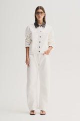 Elka Perkins Denim Jacket, Ivory