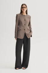 Elka Fleur Blazer, Taupe