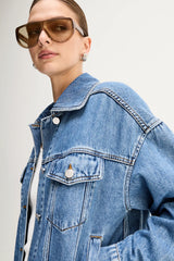 Elka Mayfield Denim Jacket, Trinity Blue