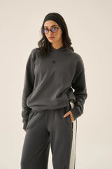 AJ Hoodie, Washed Black