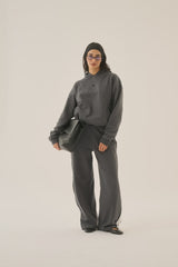 AJ Hoodie, Washed Black