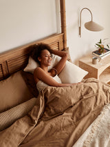 L&M Home Avenue Duvet Cover Set, Cafe