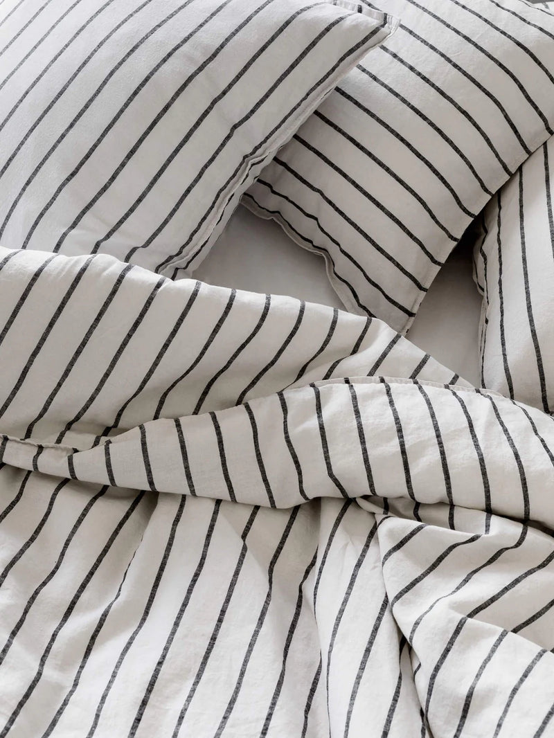 L&M Home Loft Pair Standard Pillowcases, Graphite