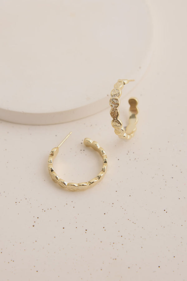 Thurston & Lovey Lana Earrings, Gold