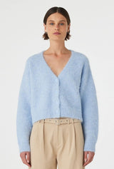 Arcaa Liora Fluffy Cardigan, Sky