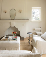 Rachel Donath Nora Ottoman Creme