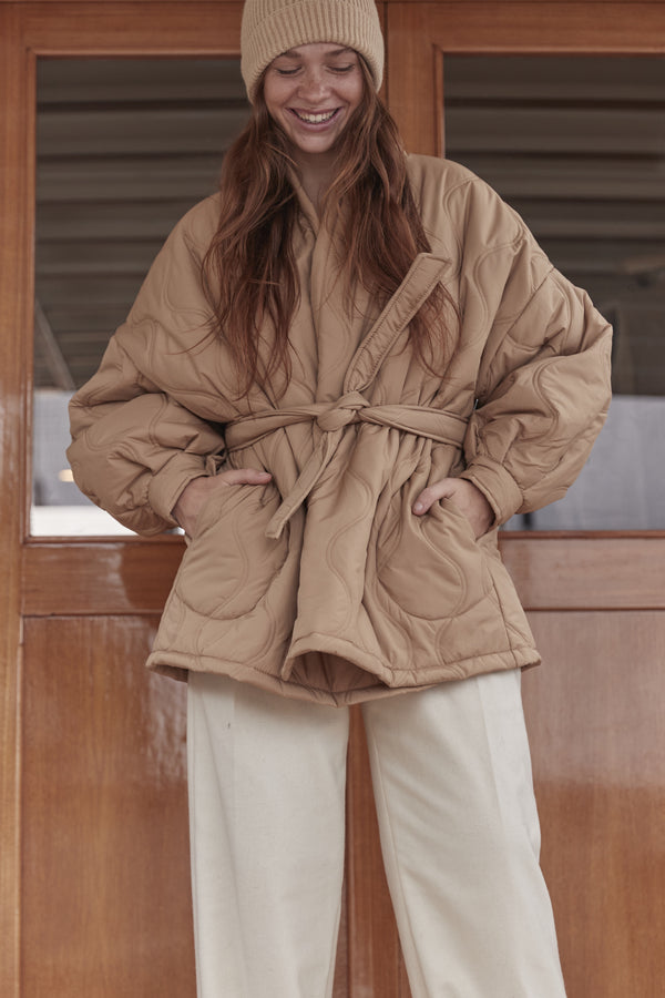 Mamapapa Coffee jacket, Camel