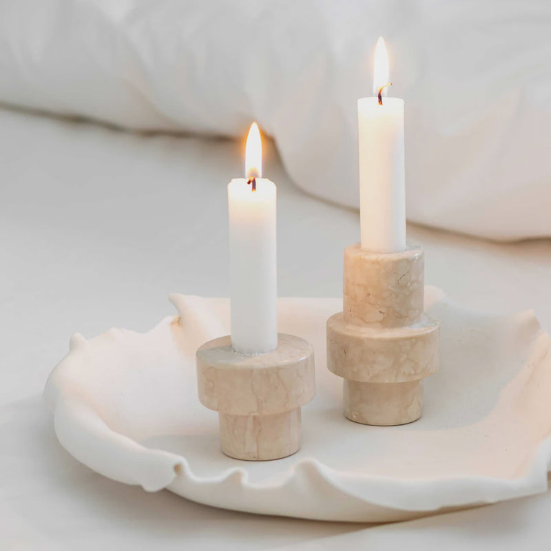 Mette Ditmer Marble Candleholder, Sand