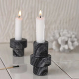 Mette Ditmer Marble Candleholder,  Grey