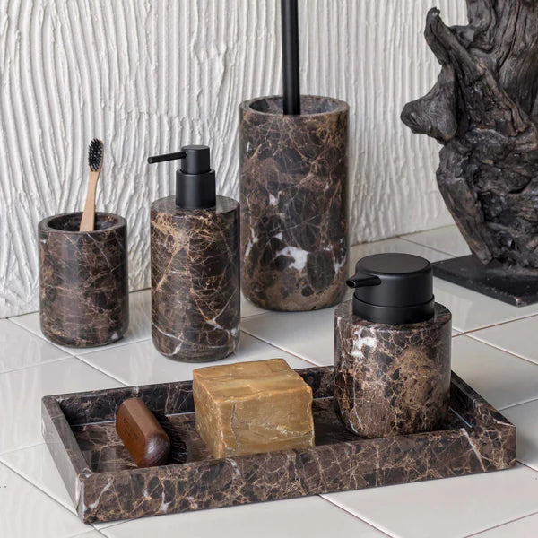 Mette Ditmer Marble Deco Tray, Brown