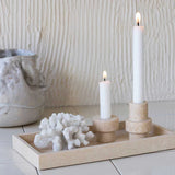 Mette Ditmer Marble Candleholder, Sand