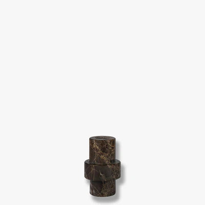 Mette Ditmer Marble Candleholder, Brown